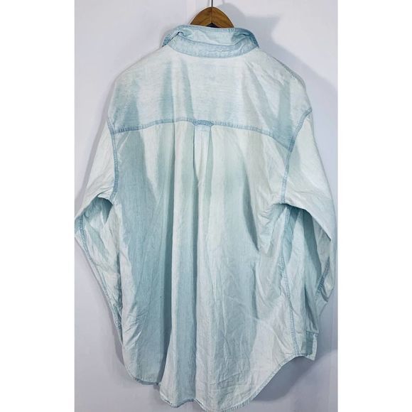 Mickey & CO‎ By Denim Button Down Shirt Size Large - Picture 6 of 11